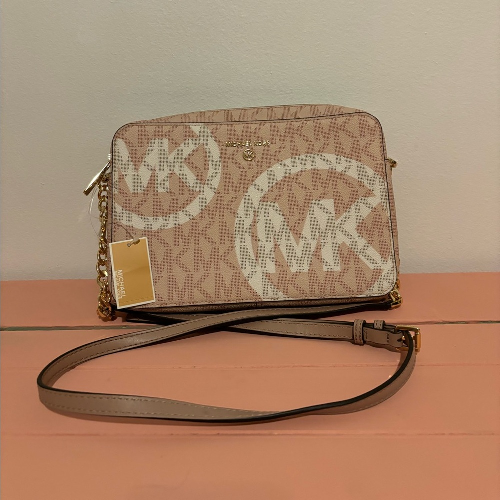 NWT Michael Kors Pink Crossbody Bag